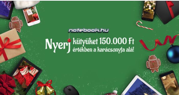 Itt a notebook.hu nyereményjátéka.