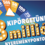 Supershop nyereményjáték - Kipörgetünk 3 millió nyereménypontot! Játssz és nyerj.