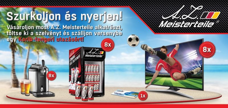 A.Z. Meisterteile VB nyereményjáték - nyerj Karib-tengeri utazást