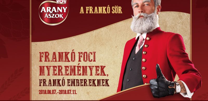 Arany Ászok nyereményjáték - "Frankó foci nyeremények, Frankó embereknek!”: a játék július 11-ig tart