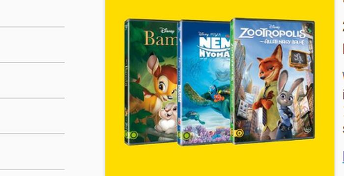 Nyerj Állatkerti belépőt Disney DVD vásárlásával a LIDL-ben.