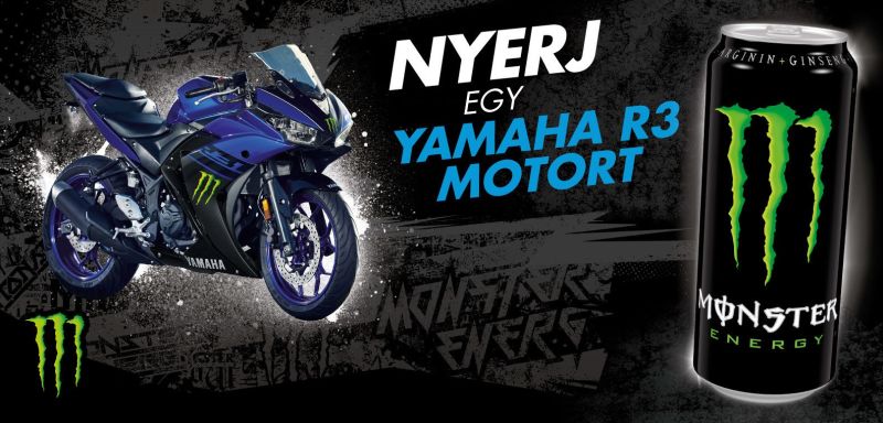 Monster nyereményjáték - nyerj egy Yamaha R3-mas motort!