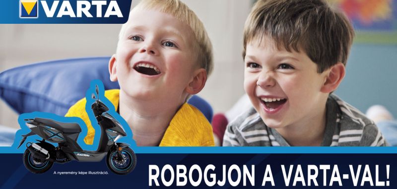 Varta nyereményjáték - nyerj robogót: a játék augusztus 8-ig tart