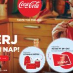 Coca-Cola nyereményjáték - már egy kód feltöltésével indulsz a napi nyereményért, a 30 000 Ft értékű Edenred utalványért!