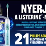 Listerine nyereményjáték - nyerj elektromos fogkefét