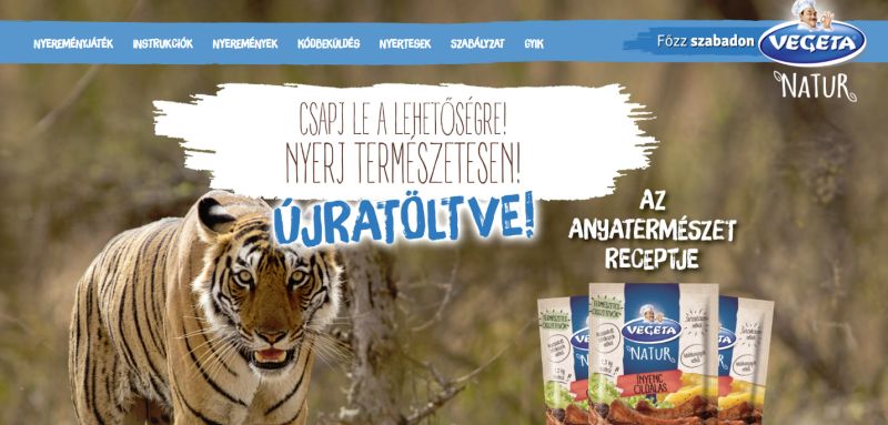 Vegeta Natur nyereményjáték - nyerj természetesen újratöltve.