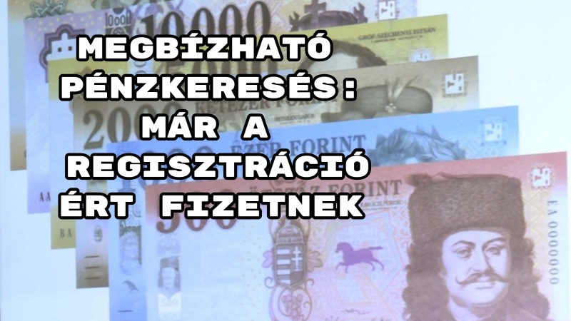 Megbízható pénzkeresés: már a regisztrációért fizet a Marketagent