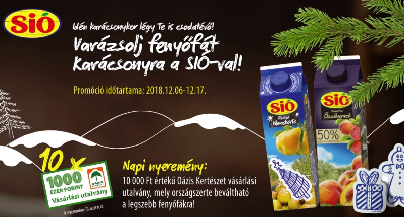 Sió nyereményjáték az Auchan-ban - játssz és nyerj!