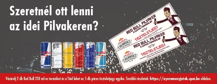 SPAR - Nyerj belépőt a Red Bull Pilvakerre: a játék március 10-ig tart