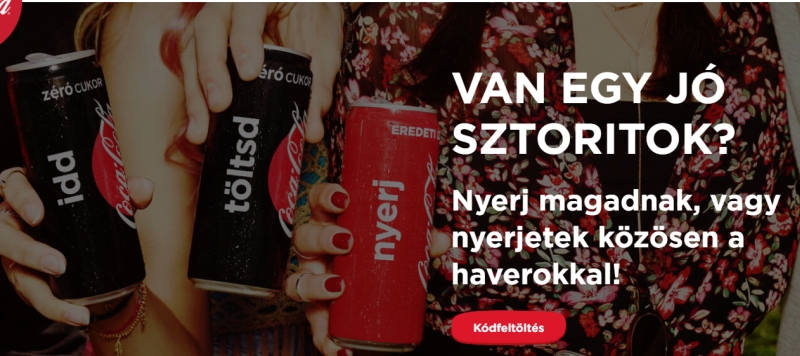 Coca-Cola nyereményjáték - nyerj a kóddal! A játék május 19-ig tart!